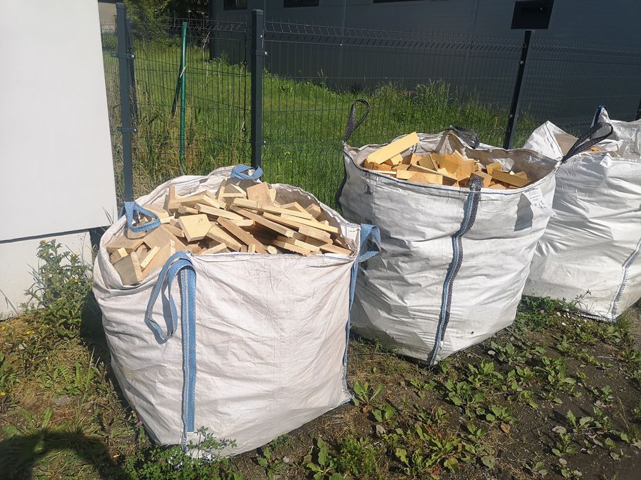 Drewno opałowe w bigbagach