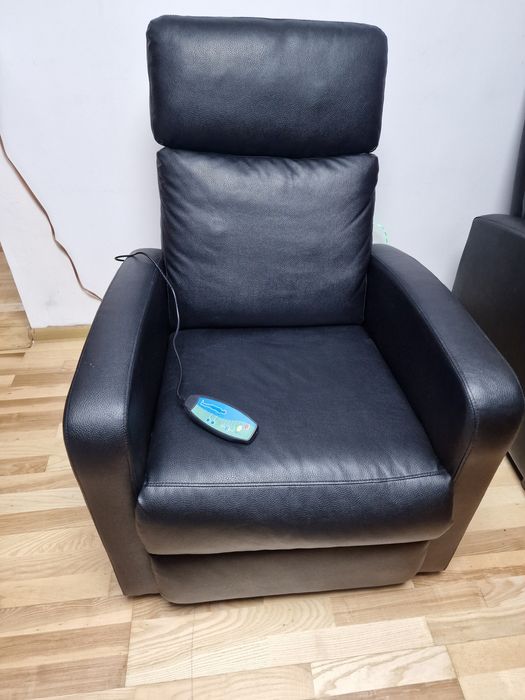 2 Fotele rozkładane z funkcją masażu 2 szt