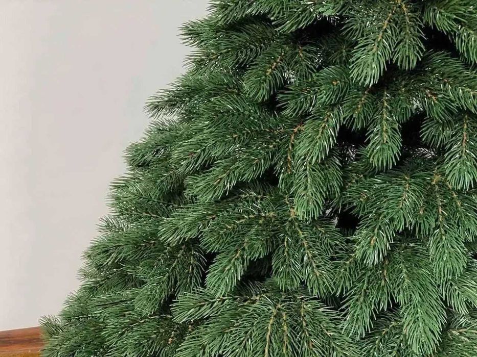 елка литая искусственная де люкс 1.80см ёлка зеленая штучна ялинка