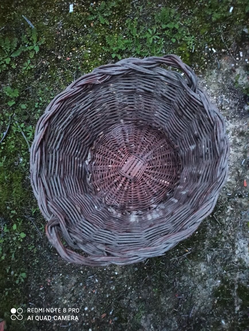 Cestos de vime .