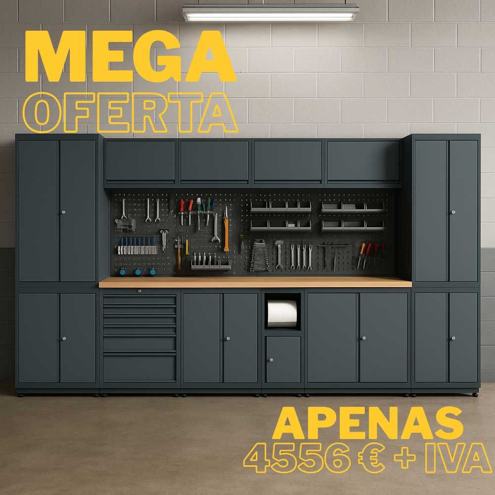 ARMÁRIO MODULAR DE OFICINA C/ ILUMINAÇÃO LED TOOLBOX4YOU LL29