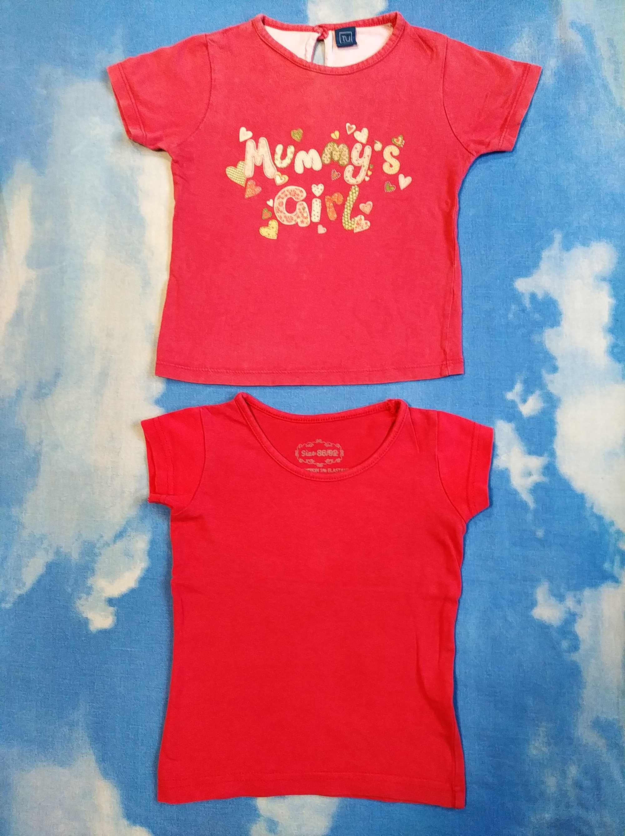Літні, котонові футболки для дівчинки 2-3 роки