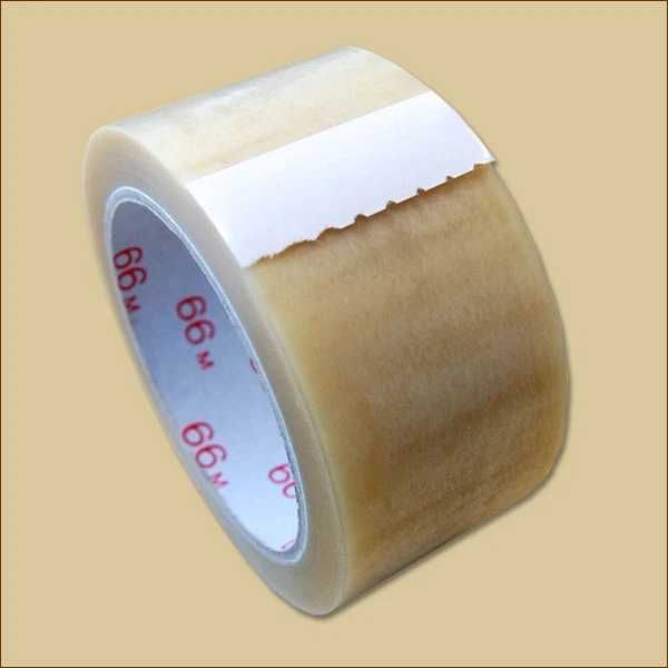 Taśma pakowna z twardego PVC, dł. 66 m, szer. 50 mm, transparentna S&K