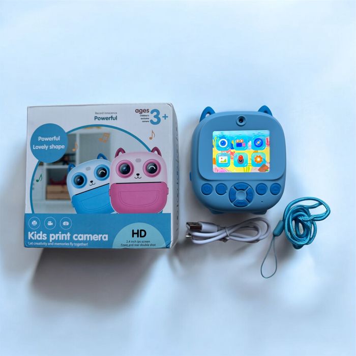Дитячий Фотоапарат Принтер. Дитяча Камера миттєвого друку + термопапір