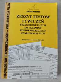 Zeszyt testów i ćwiczeń przygotowujący do AU.36