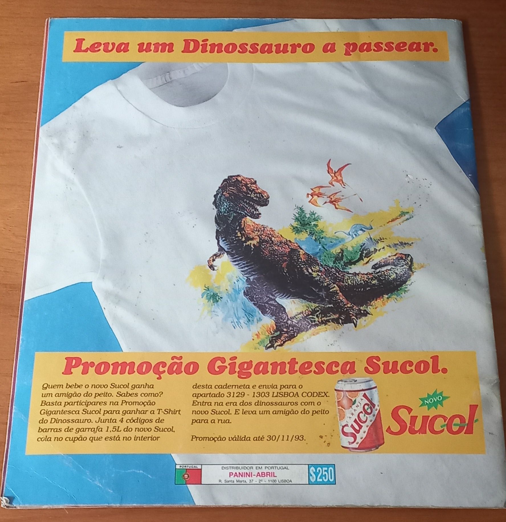 Caderneta Dinosaurs