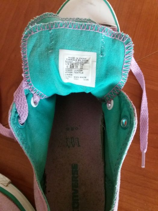 Ténis Rapariga Converse All Star Originais Cor Rosa tam 36