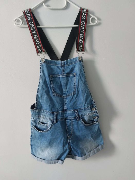 Ogrodniczki jeansowe