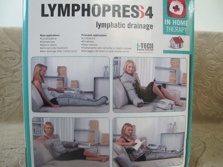 Drenaż limfatyczny I-Tech Pressotherapy Lymphopress 4
