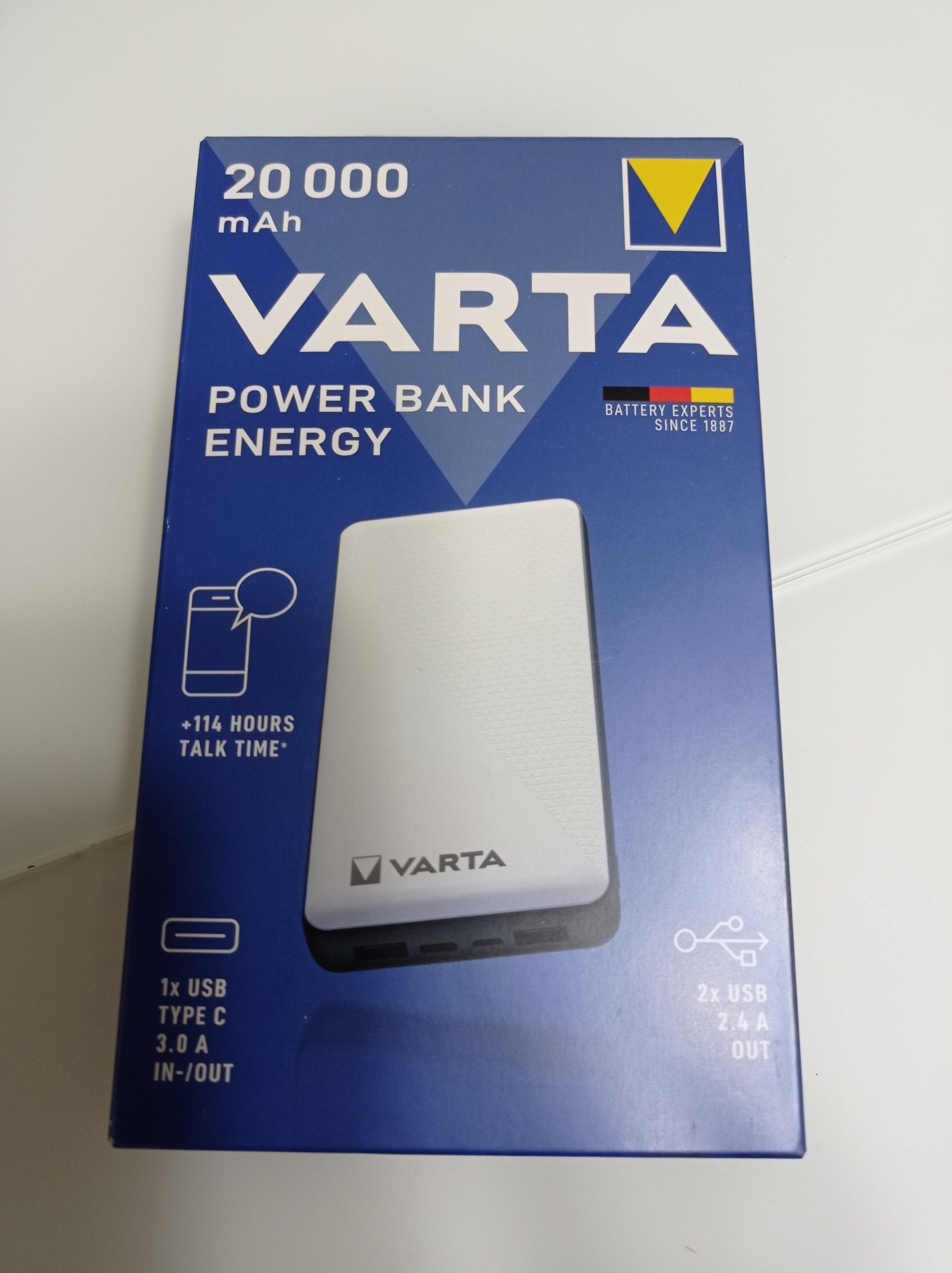 Повербанк Varta Energy 20000mah