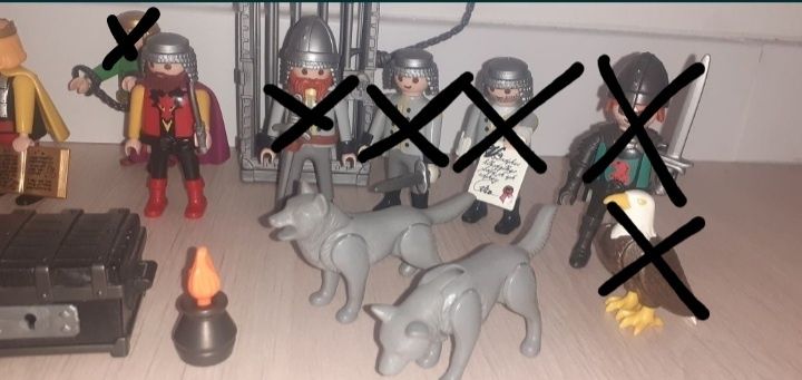 Conjunto Cavaleiros e Realeza Playmobil