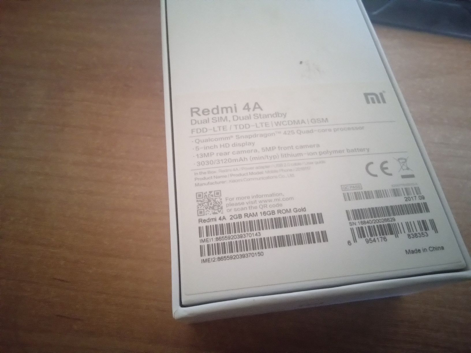 Części Xiaomi  Redmi 4A