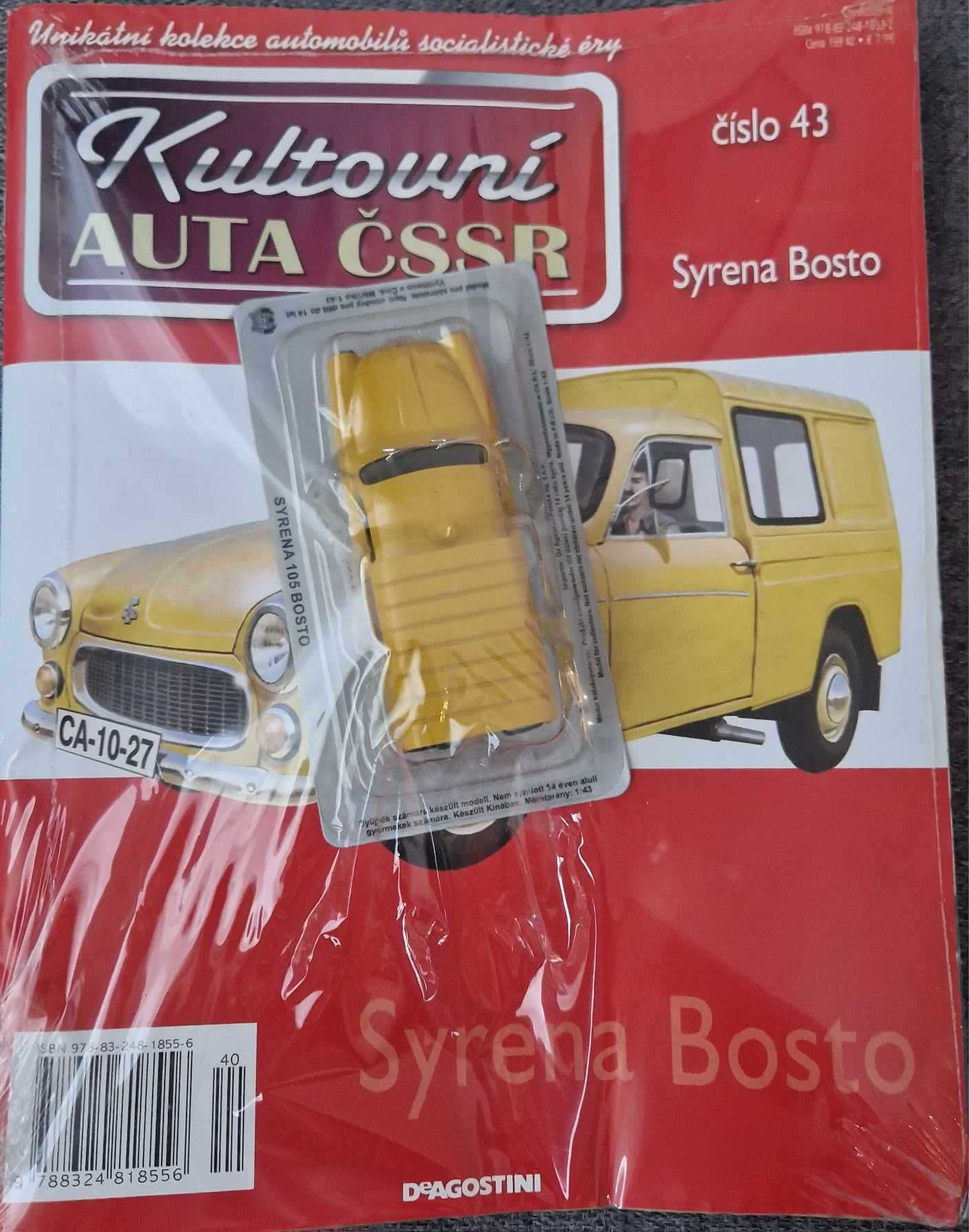 Model Syrena Bosto, Kultowe auta PRL skala 1:43