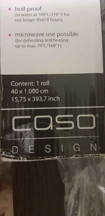 Пакеты для вакууматора CASO 40x1000 cm