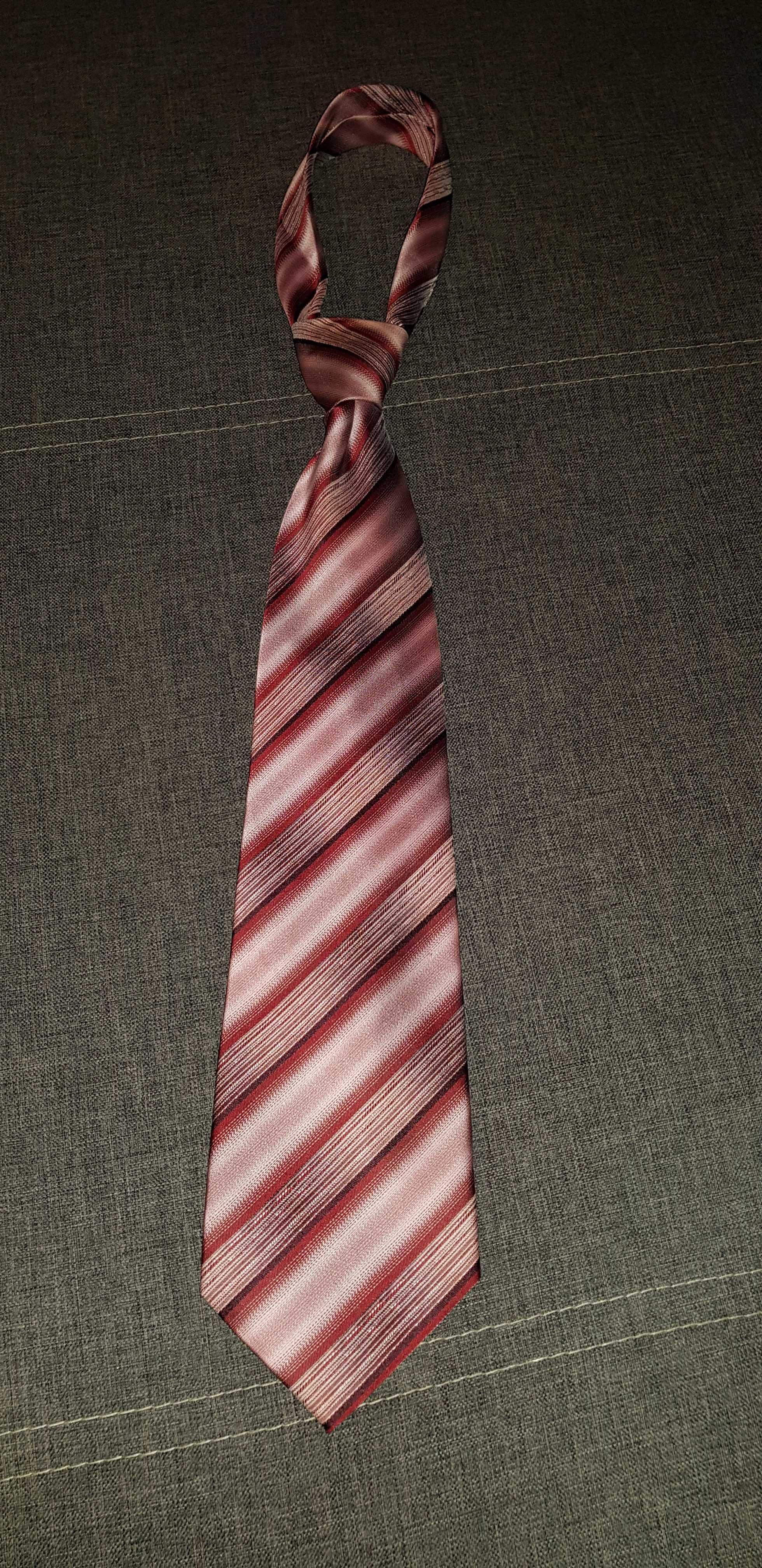Krawat jedwabny męski- szerokość 9 cm