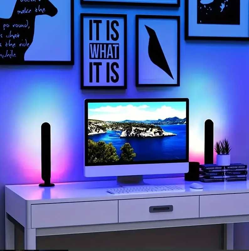 Lampka LED RBG, zestaw listew świetlnych LED (2szt.)