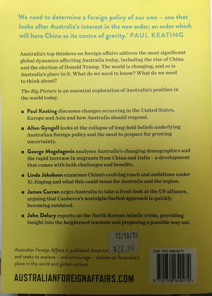 Relações internacionais Australian foreign affairs