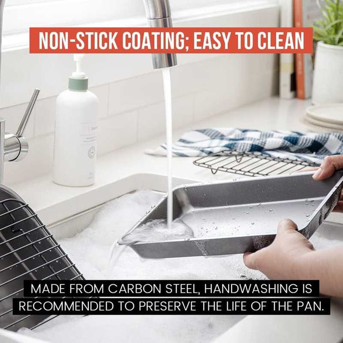 Nowa patelnia do pieczenia/naczynie /blacha/ruszt/stal węglowa !A1875!