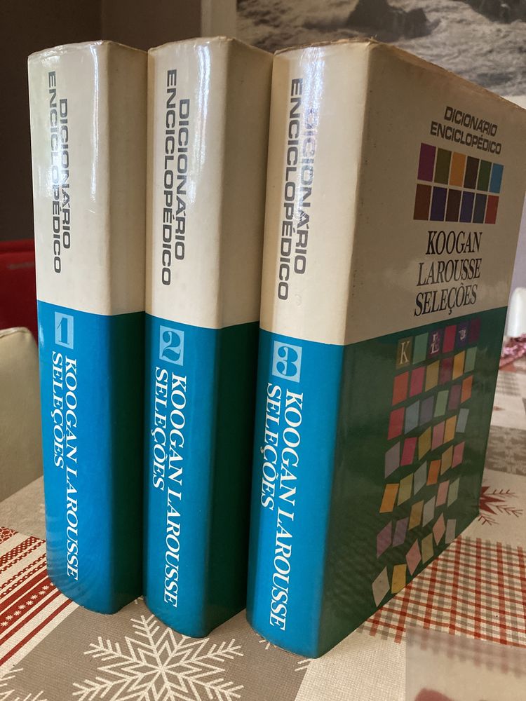 Dicionário Enciclopédico Koogan Larousse Seleções (3 volumes)