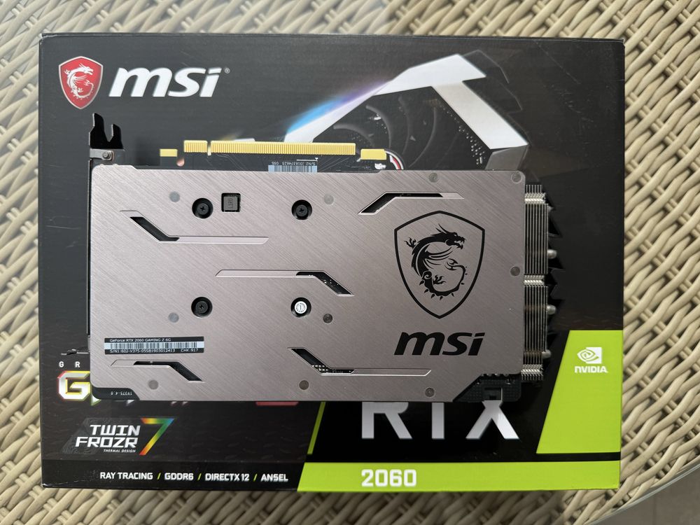 MSI GeForce RTX 2060 Gaming Z 6GB GDDR6 – Impecável