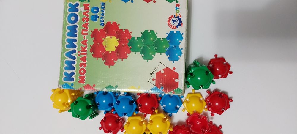 Килимок-пазл, мозаїка-пазли