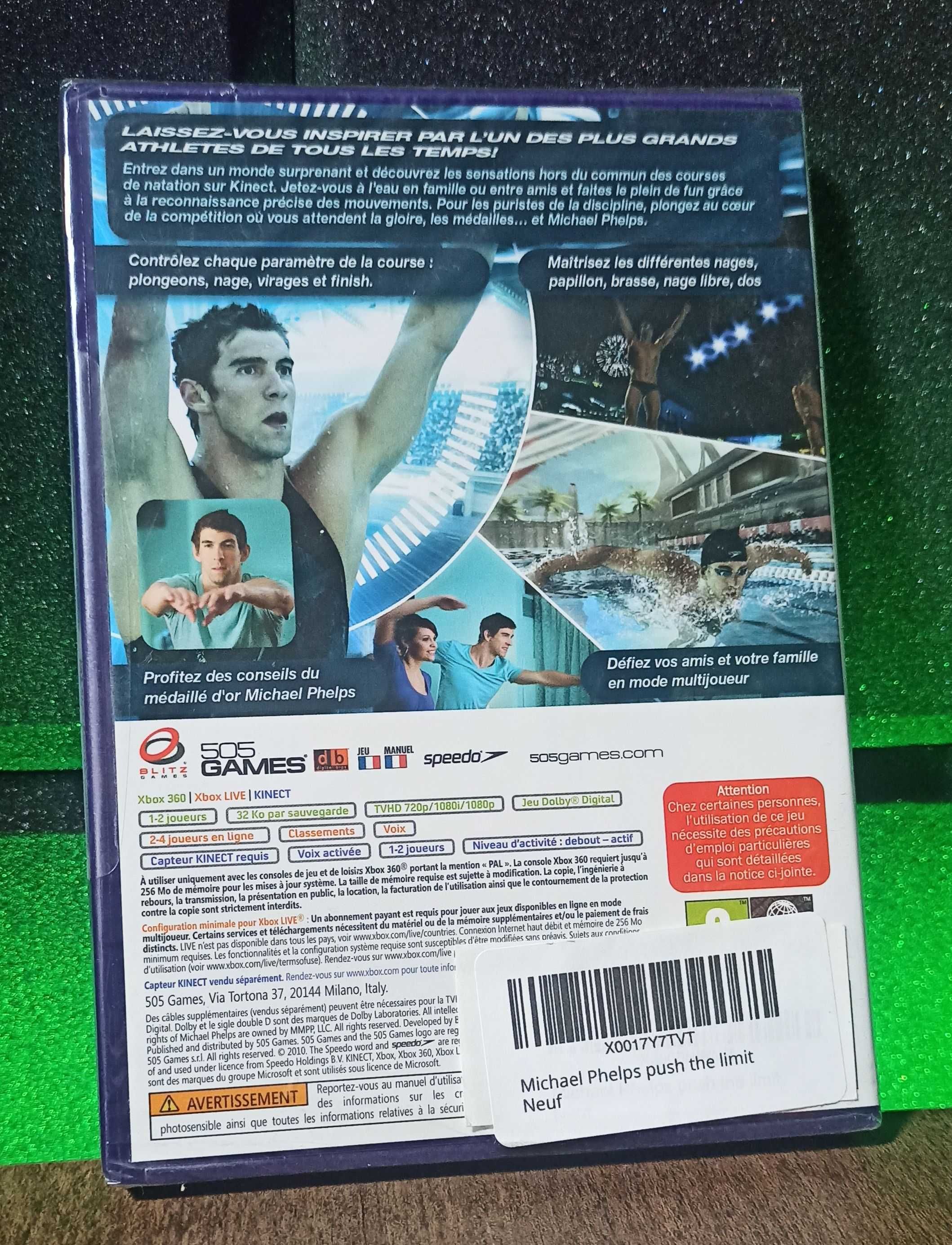 Michael Phelps: Push the Limit Xbox 360 X360 - Kinect, pływanie