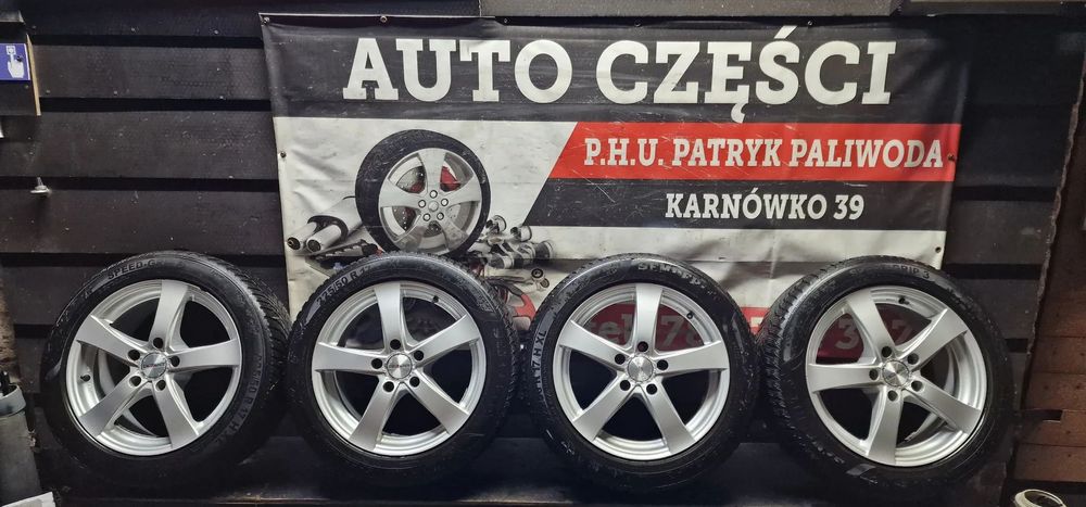 ALUFELGI +OPONY ZIMOWE 225/50 17&quot; 5x120 ET42 OPEL INSIGNIA