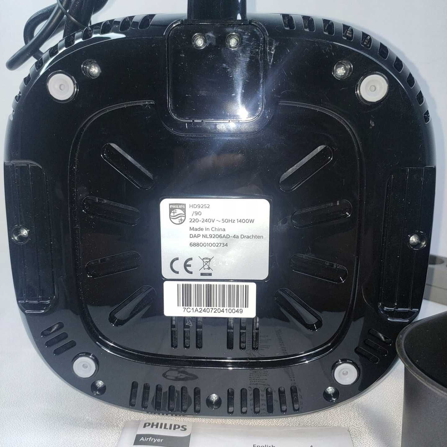 A286 Frytkownica beztłuszczowa Philips HD9252/70  4,1 l BEZ SZUFLADY