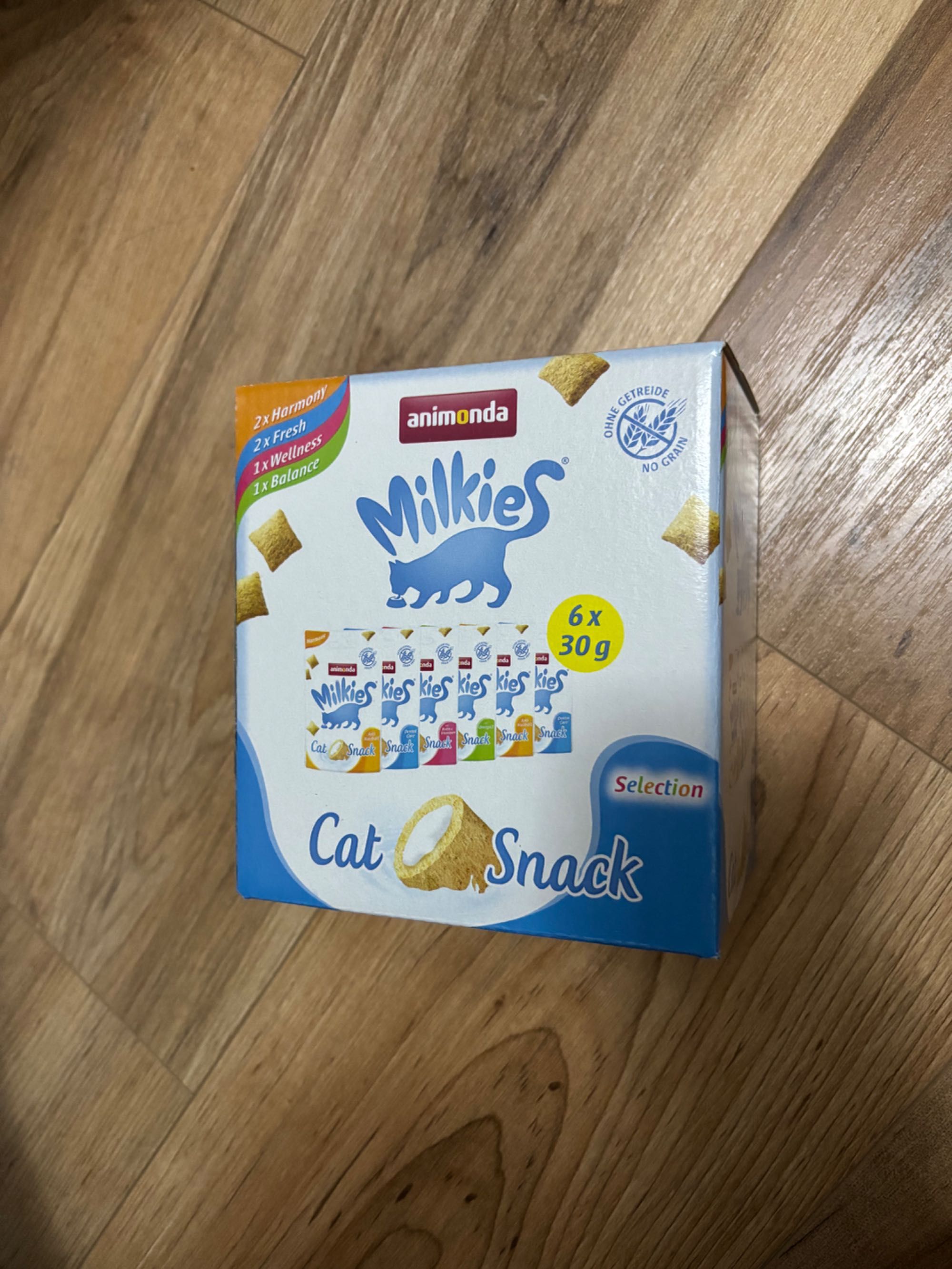 5pudełek smaczków animonda milkies cat snack przysmak nagroda dla kota