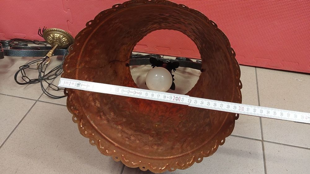 Stara lampa wisząca, żyrandol