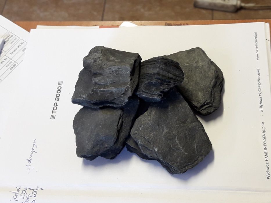 Wyjątkowa Kora Kamienna ANTRACYTOWA 30-60 mm +dostawa GRATIS