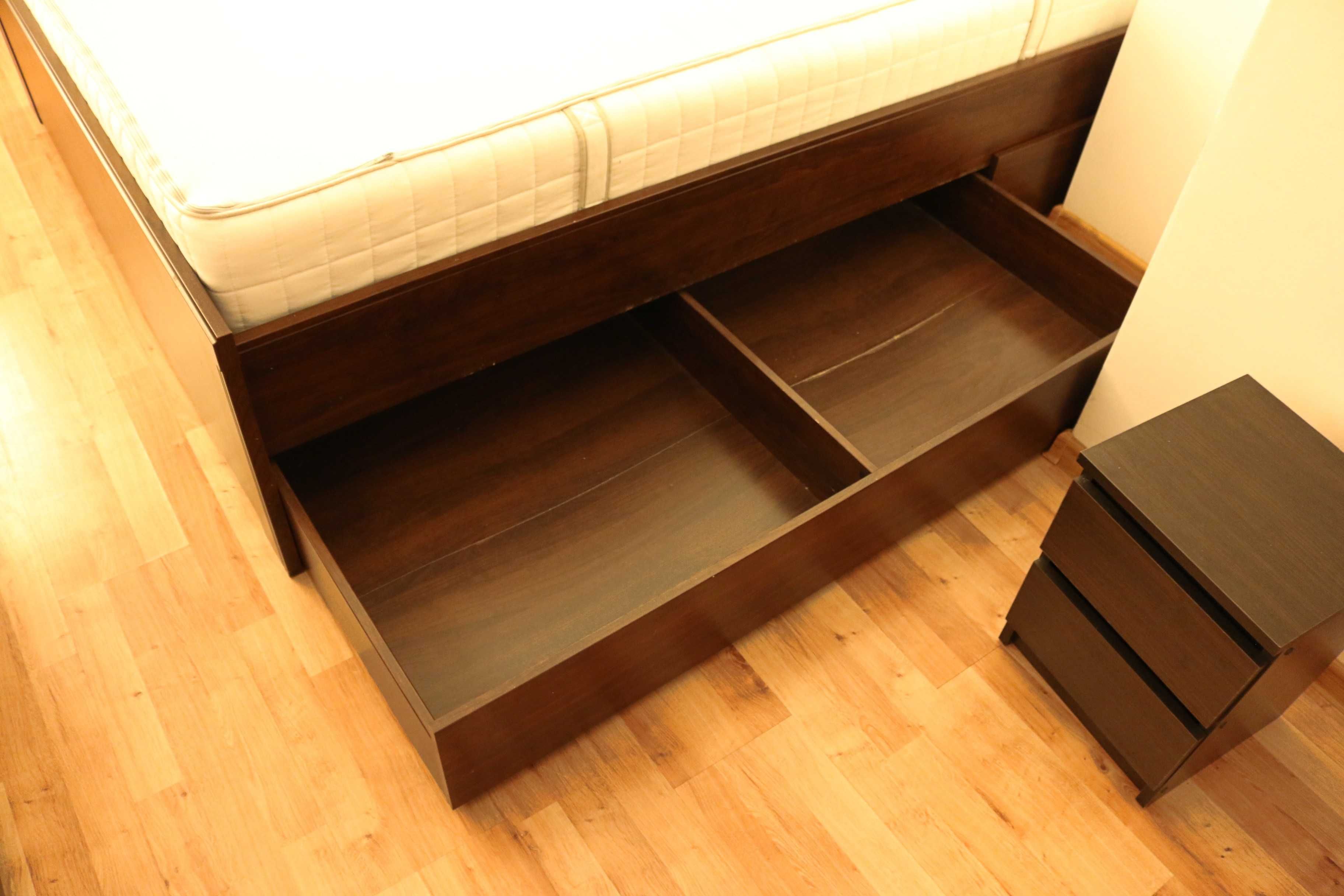 Rama łóżka z IKEA, model BRUSALI