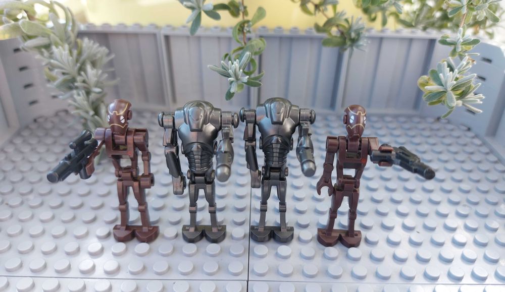 Lego Star wars Лего Звёздные Войны минифигурки дроидов Боевой дроид B1