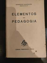 Documento Histórico. Elementos de pedagogia