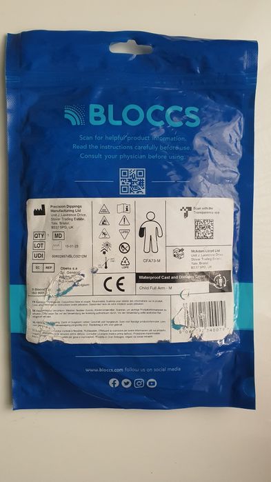 Protecção braço a prova de agua crianças