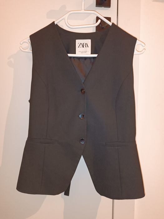 Kamizelka damska czarna Zara rozmiar S