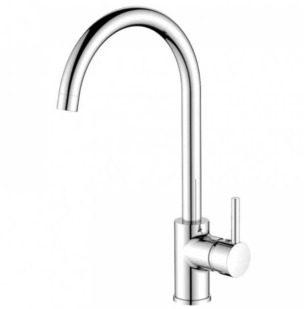 Torneira em Inox Modelo Curvo - NOVA