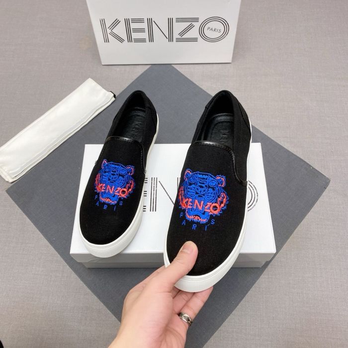 Слипоны Kenzo мужские с тигром лоферы мокасины