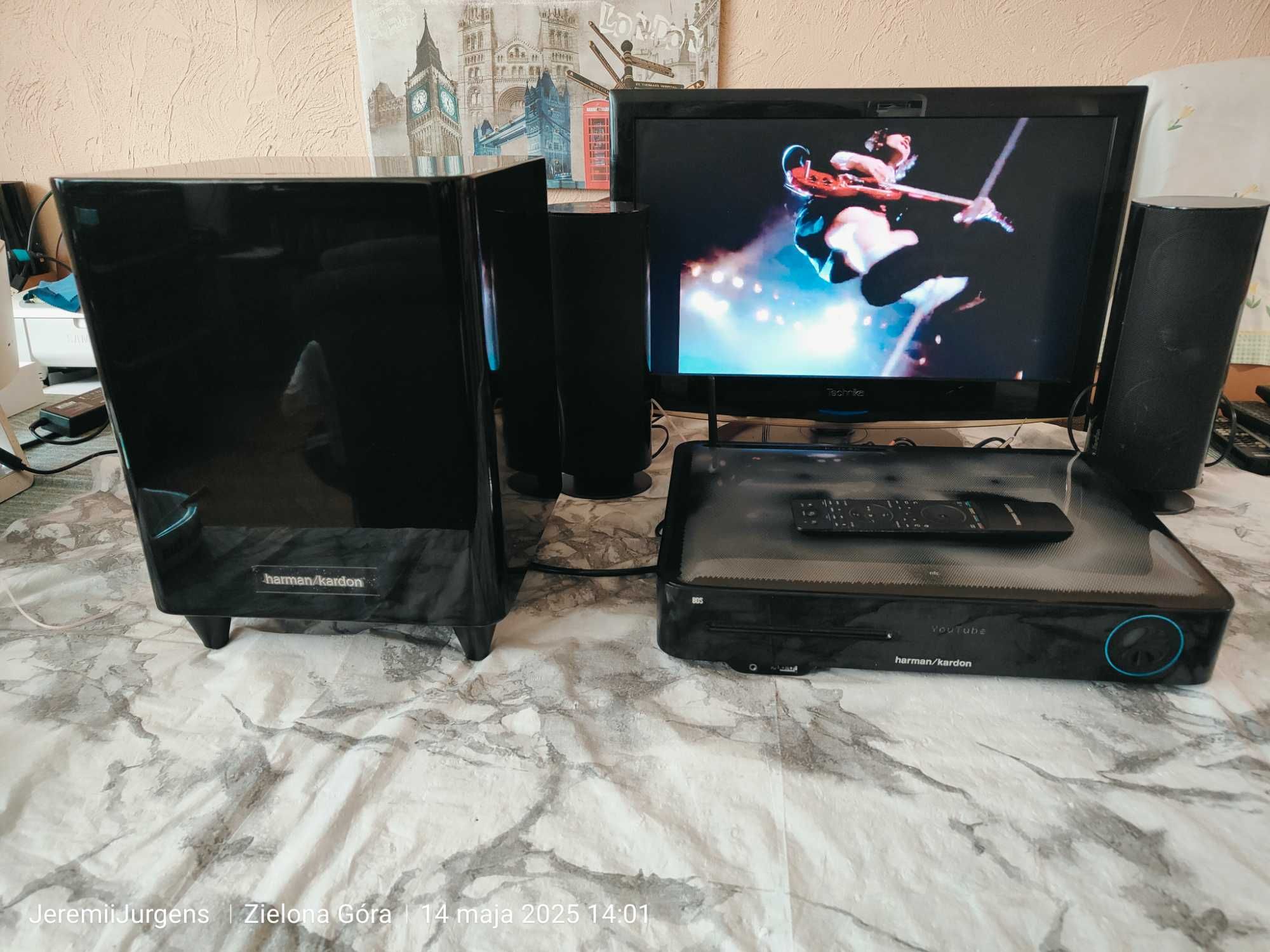 HARMAN KARDON Amplituner 2.1 BluRay HDMI Bluetooth NFC WIFI Pilot Kpl.