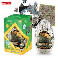 Puzzle (63 elementów) CUBIC FUN National Geographic Stegozaur JAKOŚĆ