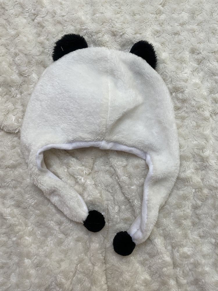 Шапка панда, у вигляді тварини панди для дорослих та дітей