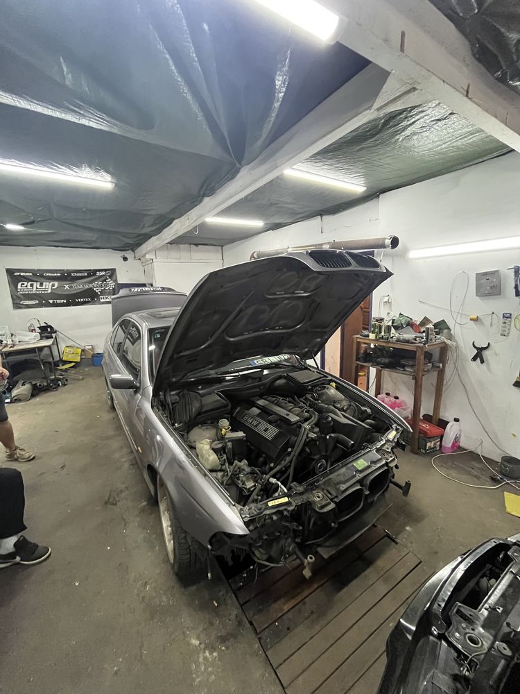 Silnik bmw e39/e46/e36 m52b28 kompletny z wiązką