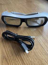 Okulary 3D SONY z kablem usb