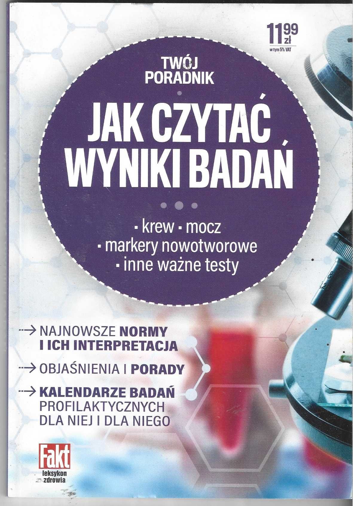 Twój poradnik. Jak czytać wyniki badań (NOWA) miękka okładka