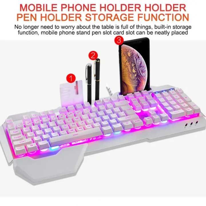 Klawiatura Gamingowa Podświetlana mechaniczna RGB USB M618 dla Graczy