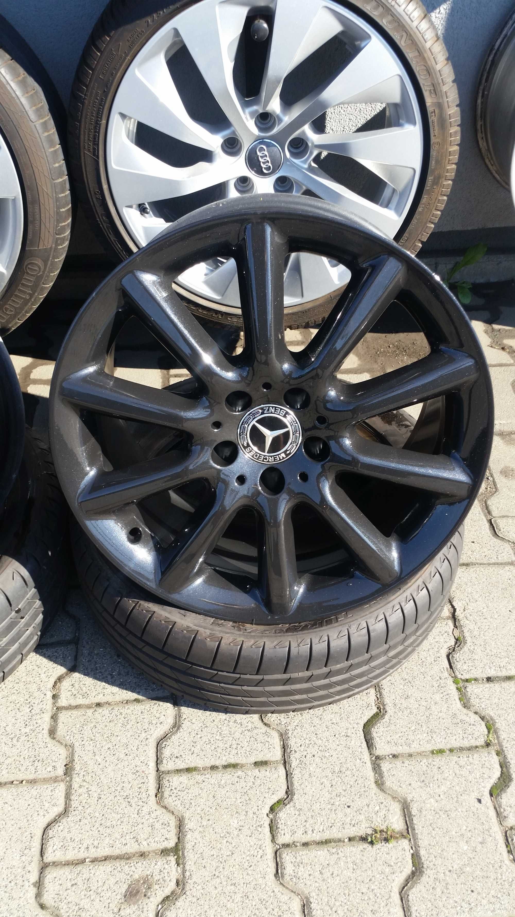 Felgi aluminiowe 18" Mercedes Borbet 5x112 8.5j Et 35 9.5j Et40