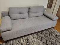 Kanapa sofa szara rozkładana