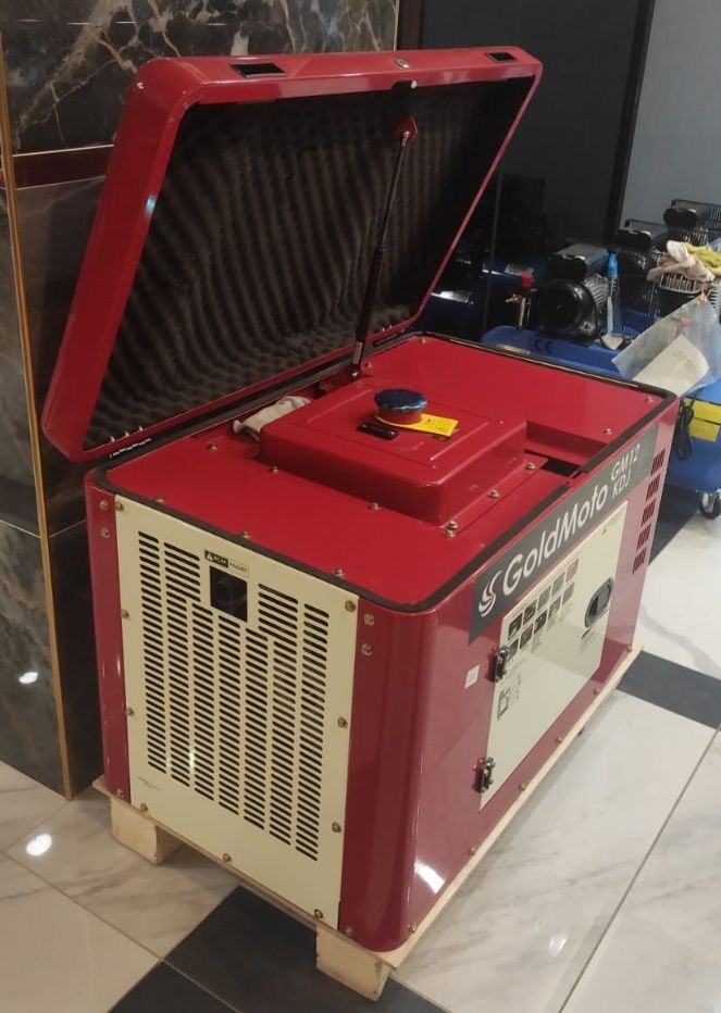 GoldMoto GM12KTDJ Dizel Jeneratör 12 Kva Trifaze Marşlı Kabinli