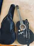 Viola/guitarra classica preta