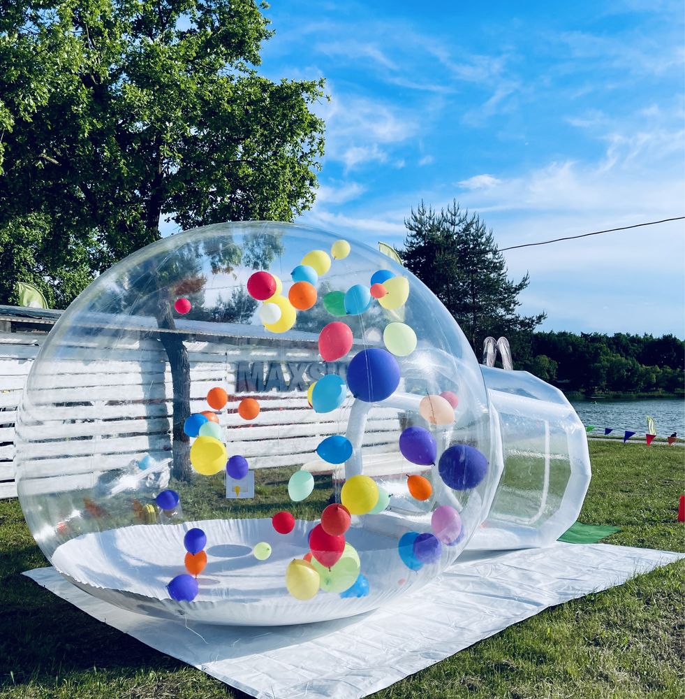 Wynajem Bubble House na urodziny, komunie i inne imprezy dmuchaniec